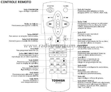 Toshiba Mini System MS-6530; SEMP -TCL, Toshiba, (ID = 1881830) Radio