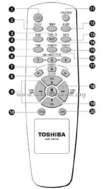 Toshiba Mini Hi-Fi system MS 6613CD; SEMP -TCL, Toshiba, (ID = 2610999) Radio