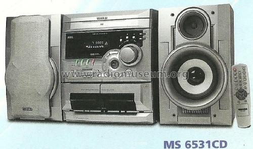 Toshiba Mini system MS-6531CD; SEMP -TCL, Toshiba, (ID = 1885534) Radio