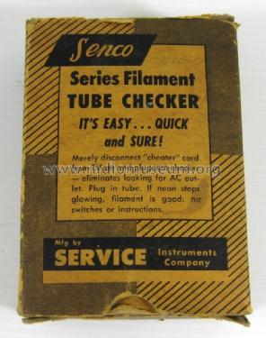 FC-4 Tube Filament Checker; Senco; Addison and (ID = 1536517) Equipment