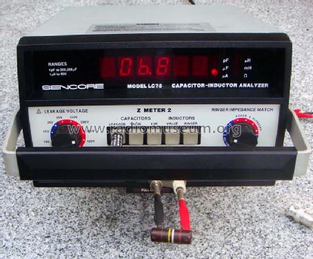 Capacitor-Inductor Analyzer LC-75; Sencore; Sioux Falls (ID = 844595) Ausrüstung