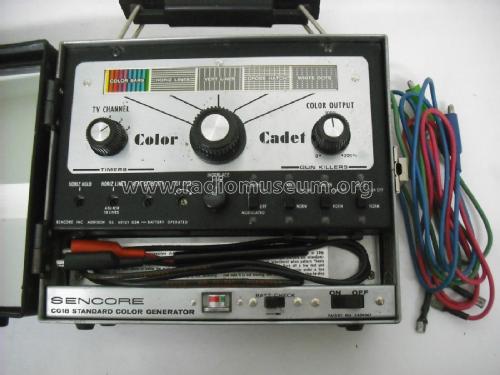 Color Cadet - Standard Color Generator CG18; Sencore; Sioux Falls (ID = 1792790) Equipment