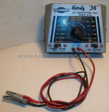 Handy '36' R-C Substitution Unit H-36; Sencore; Sioux Falls (ID = 1915917) Equipment