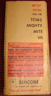 Mighty Mite VII Tube tester TC162; Sencore; Sioux Falls (ID = 1935011) Equipment