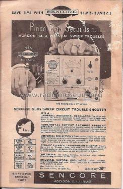 Sweep Circuit Trouble Shooter SS105; Sencore; Sioux Falls (ID = 2711331) Equipment