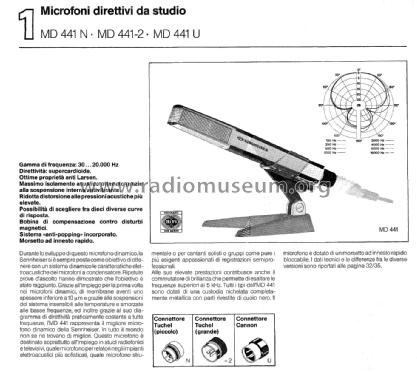 MD441; Sennheiser (ID = 2097393) Microphone/PU