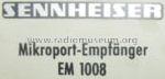 Mikroport-Empfänger EM 1008; Sennheiser (ID = 539969) Commercial Re