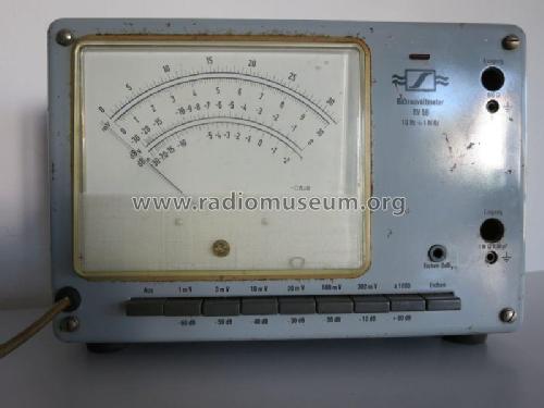 Röhrenvoltmeter RV56; Sennheiser (ID = 2020202) Equipment