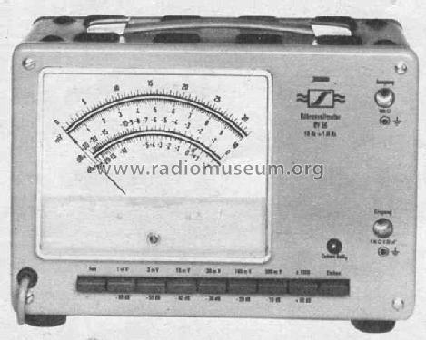 Röhrenvoltmeter RV56; Sennheiser (ID = 521357) Ausrüstung