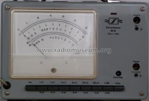 Röhrenvoltmeter RV56; Sennheiser (ID = 773892) Equipment
