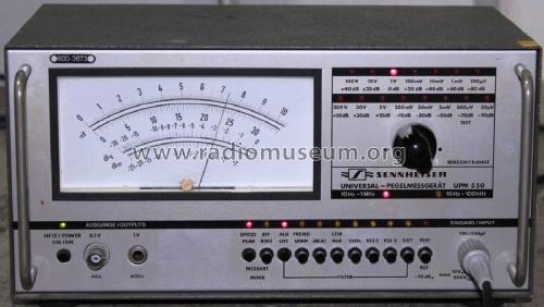 Universal-Pegelmessgerät - Universal Level Meter UPM550; Sennheiser (ID = 1735076) Equipment