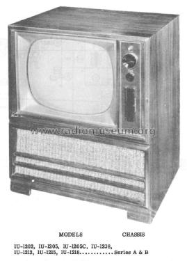1U-1205C Ch= Series B; Sentinel Radio Corp. (ID = 2359612) Television