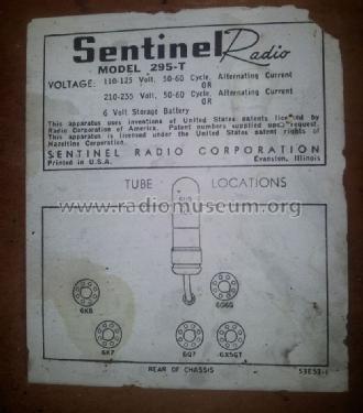295-T ; Sentinel Radio Corp. (ID = 1605611) Radio