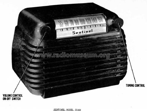 314-W ; Sentinel Radio Corp. (ID = 968272) Radio
