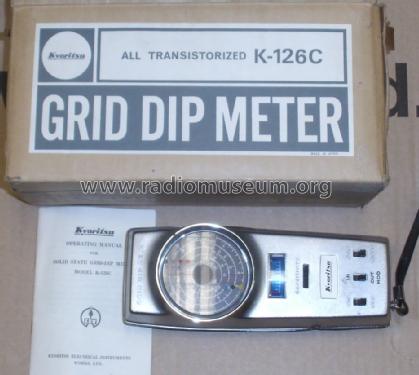 All Transistorized Grid Dip Meter K-126C; Kyoritsu Electrical (ID = 1613850) Equipment