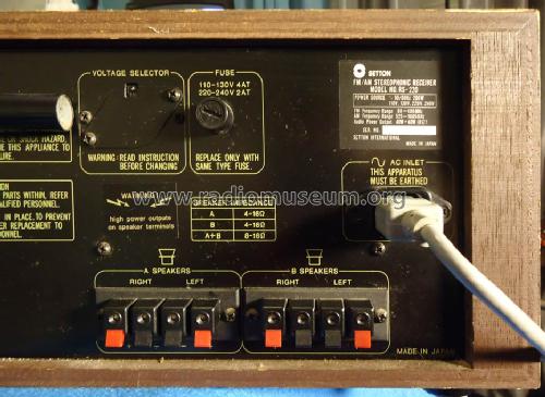 FM/AM Stereophonic Receiver RS-220; Setton International (ID = 1377508) Radio