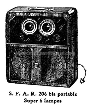 206 bis; SFAR S.F.A.R.; Paris (ID = 2067678) Radio