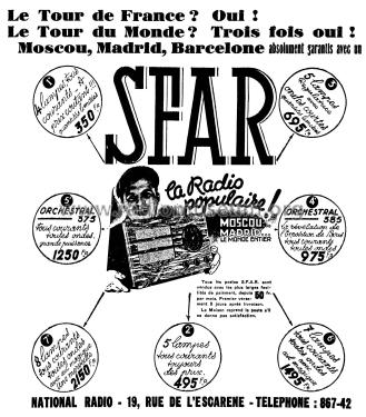 Orchestral 375; SFAR S.F.A.R.; Paris (ID = 2067651) Radio
