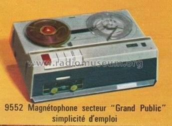 Magnétophone 'Grand Public' RA 9552; Radiola marque (ID = 1762147) R-Player