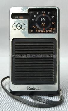 Pocket Radio 030 90AL030; Radiola marque (ID = 1995521) Radio
