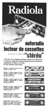RA307T /00R; Radiola marque (ID = 1877452) Car Radio