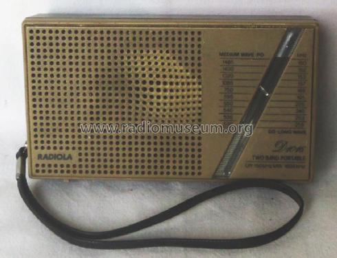 Two Band Portable D1016 /18; Radiola marque (ID = 1988926) Radio