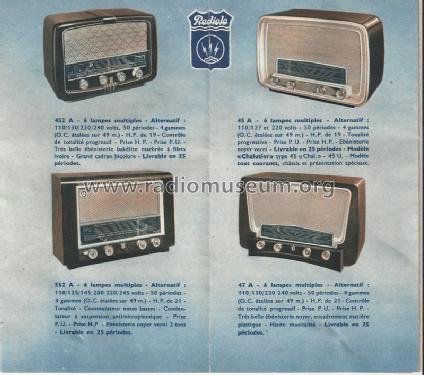 RA552A; Radiola marque (ID = 1476027) Radio