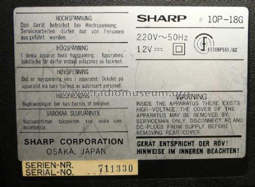 10P-18G; Sharp; Osaka (ID = 701939) TV-Radio
