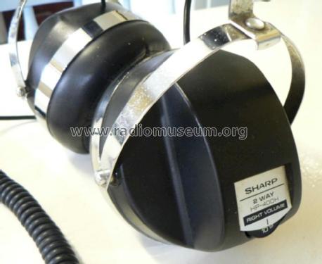 2 Way Stereo Headphone HP-400H; Sharp; Osaka (ID = 1050509) Parlante