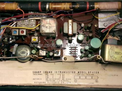 3 Band 10 Transistor BY-410A; Sharp; Osaka (ID = 1966796) Radio