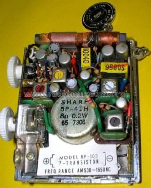 7 Transistor Micro Radio BP-103; Sharp; Osaka (ID = 582628) Radio