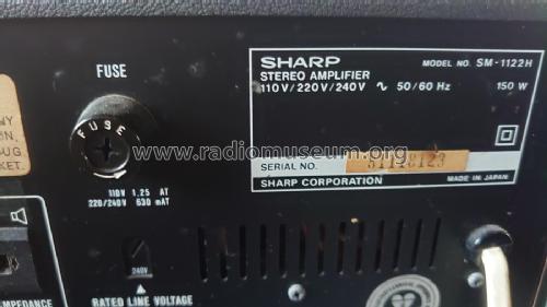 Amplifier SM-1122H; Sharp; Osaka (ID = 2621808) Ampl/Mixer