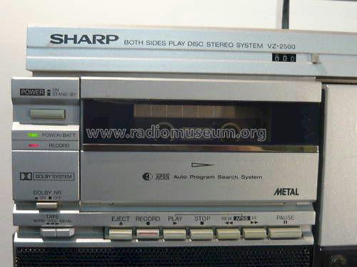 Both Sides Play Disc Stereo System VZ-2500H; Sharp; Osaka (ID = 827348) Radio