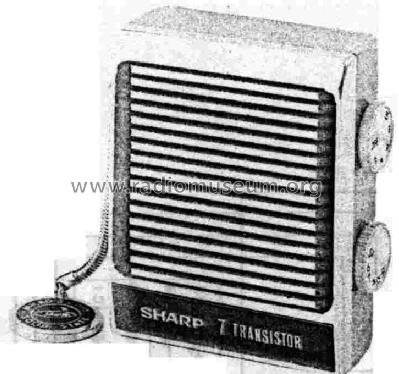 7 Transistor Micro Radio BP-103; Sharp; Osaka (ID = 630076) Radio