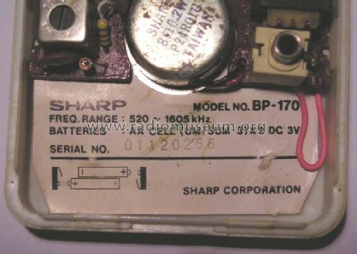 BP-170; Sharp; Osaka (ID = 848647) Radio