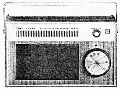 All Transistor AM one Band AC/DC Radio BPH-20; Sharp; Osaka (ID = 637876) Radio