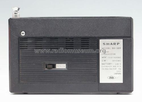 Eight Transistor BX-389; Sharp; Osaka (ID = 1250973) Radio