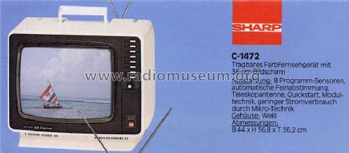 C-1472; Sharp; Osaka (ID = 849374) Television