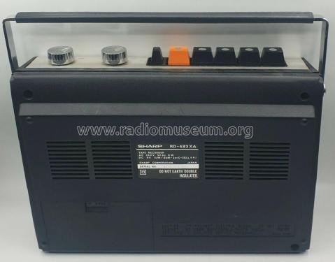 Cassette Recorder RD-483XA; Sharp; Osaka (ID = 2659066) Ton-Bild