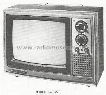 Color TV C-1351; Sharp; Osaka (ID = 811117) Fernseh-E