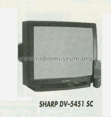 Colour Television DV-5451 SC; Sharp; Osaka (ID = 1211327) Fernseh-E