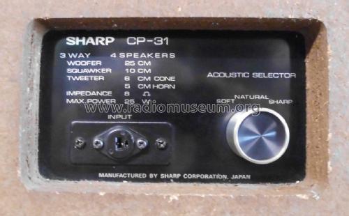 CP-31; Sharp; Osaka (ID = 2101487) Lautspr.-K