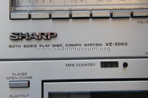Both Sides Play Disc Compo VZ-3000 ; Sharp; Osaka (ID = 949024) Radio