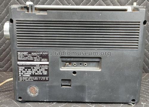 FM/AM Radio Cassette Recorder GF-1850; Sharp; Osaka (ID = 2982455) Radio