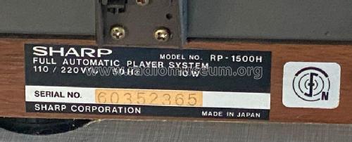 Full Automatic Player System RP-1500H; Sharp; Osaka (ID = 2604421) R-Player