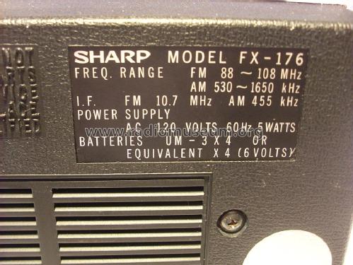 FX-176; Sharp; Osaka (ID = 1268181) Radio