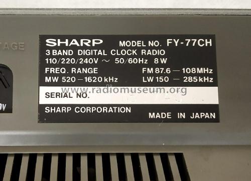 FY-77 CH; Sharp; Osaka (ID = 2909570) Radio