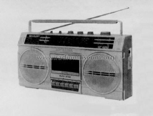 Stereo Radio Cassette Recorder GF-4343/ GF-4343A; Sharp; Osaka (ID = 327252) Radio