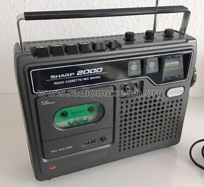 2000 Radio Tape Recorder GF-2000H; Sharp; Osaka (ID = 2833466) Radio