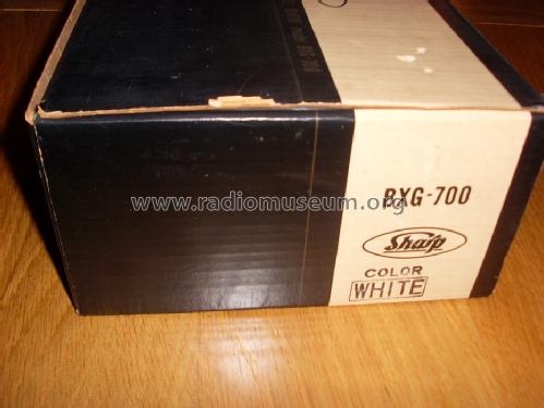 Mini Sterephono BXG-700; Sharp; Osaka (ID = 1540593) Radio